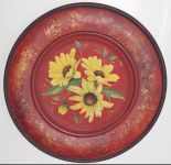 Earthtones in Red Susans Plate